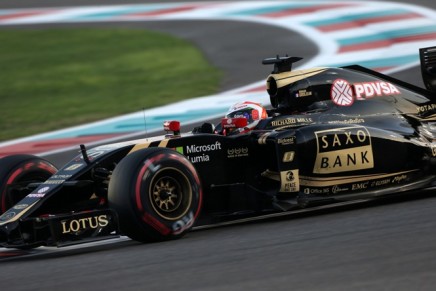28.11.2015 - Qualifying, Romain Grosjean (FRA) Lotus F1 Team E23