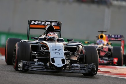 29.11.2015 - Race, Nico Hulkenberg (GER) Sahara Force India F1 VJM08