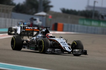 29.11.2015 - Race, Nico Hulkenberg (GER) Sahara Force India F1 VJM08