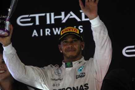 29.11.2015 - Race, 2nd position Lewis Hamilton (GBR) Mercedes AMG F1 W06