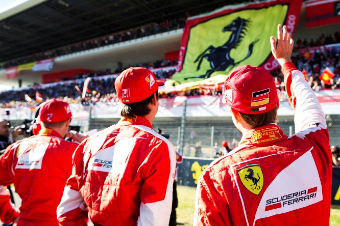 Ferrari Vettel Gutierrez Raikkonen Mugello 2015