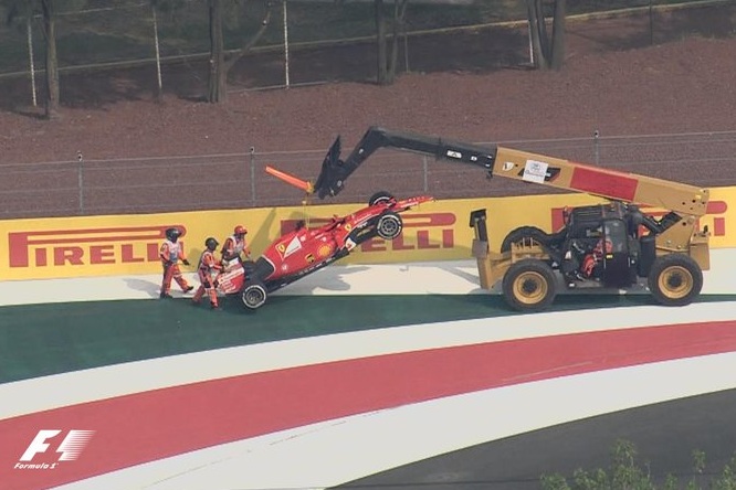 ritiro Vettel Ferrari Messico 2015