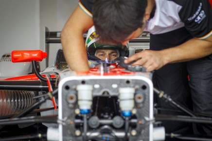 Formula E Senna Mahindra Test Donington 2015