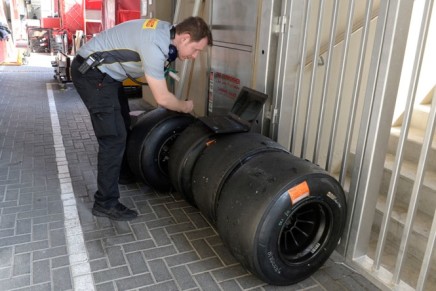 Pirelli test Abu Dhabi 2015