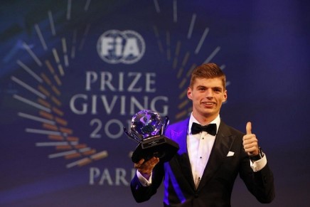 Verstappen Premiazioni FIA 2015