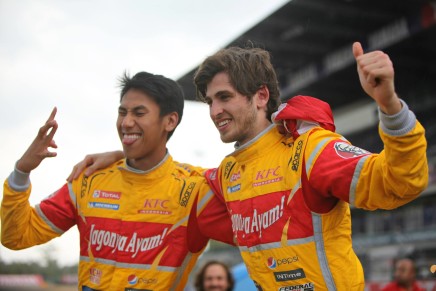 Buriram - Gelael-Giovinazzi 10Jan16