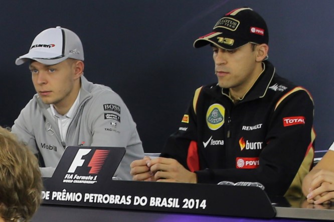 Brazilian Grand Prix, Interlagos 6 - 9 November 2014 Maldonado Magnussen