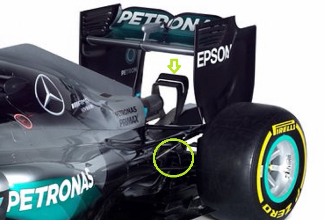 Mercedes F1-W07 monkey seat