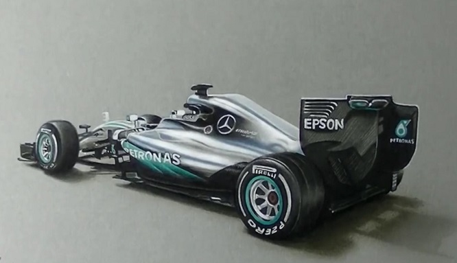 F1 | Mercedes, altri fotogrammi della nuova W07