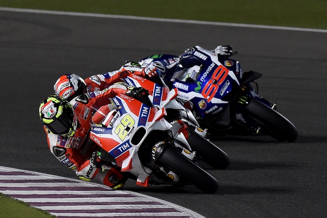 GP Qatar 2016 Iannone Dovizioso Lorenzo