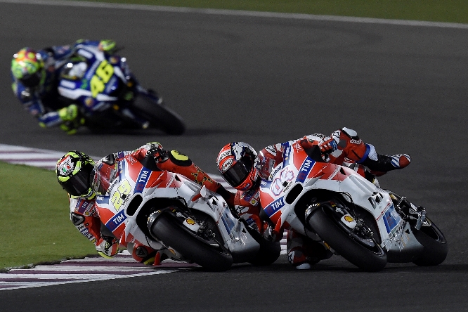 GP Qatar 2016 Iannone Dovizioso Rossi