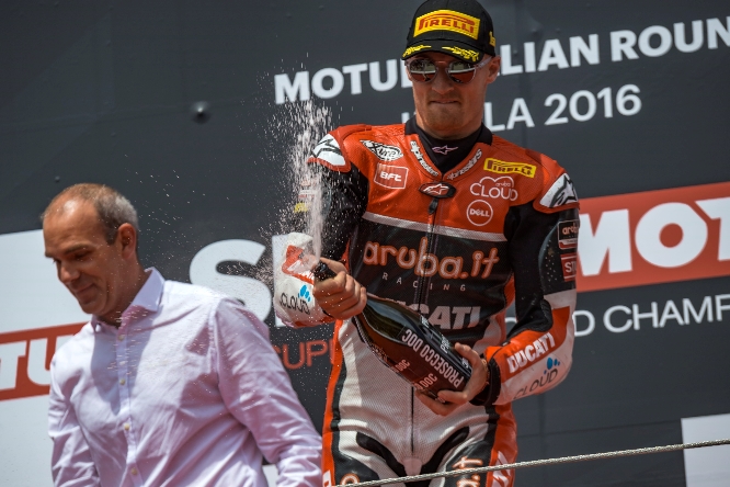 Chaz Davies Podio Imola 2016