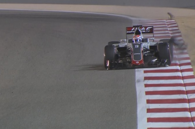 Grosjean Bahrain 2016