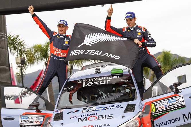 Paddon Kennard Hyundai Wrc Rally Argentina 2016 