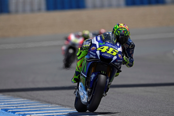 MotoGP | Test Jerez, Rossi: “Meglio col vecchio serbatoio”