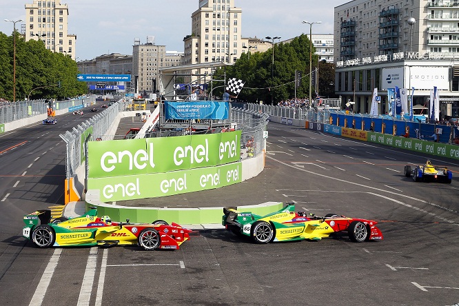 Formula E Berlino 2016 Daniel Abt Di Grassi Buemi