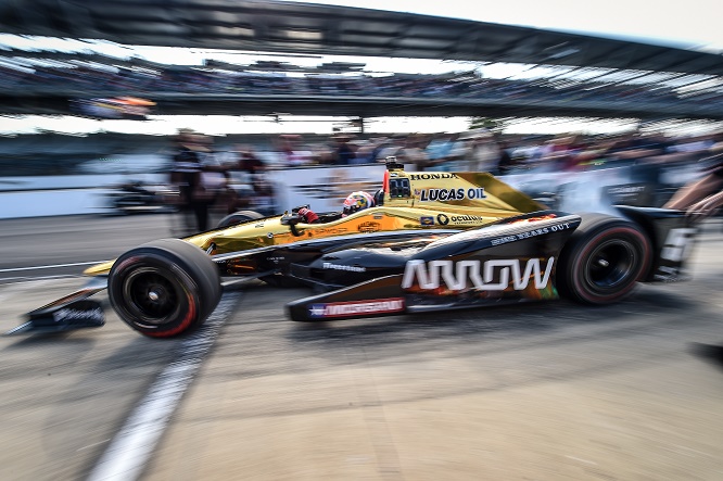 Hinchcliffe qualifiche IndyCar Indy 500 2016