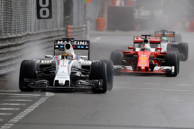 Monaco Grand Prix, Monte Carlo 25 - 29 May 2016 29.05.2016 - Race, Felipe Massa (BRA) Williams FW38 and Sebastian Vettel (GER) Scuderia Ferrari SF16-H