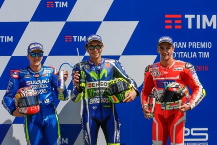 Rossi Vinales Iannone Mugello 2016