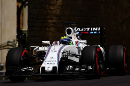 European Grand Prix, Baku 16 - 19 June 2016 Felipe Massa (BRA) Williams FW38