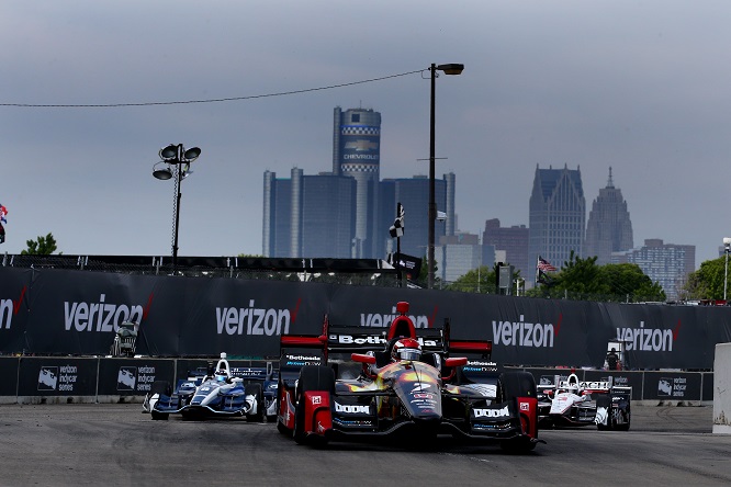 IndyCar Aleshin qualifiche Detroit 2016 gara 2