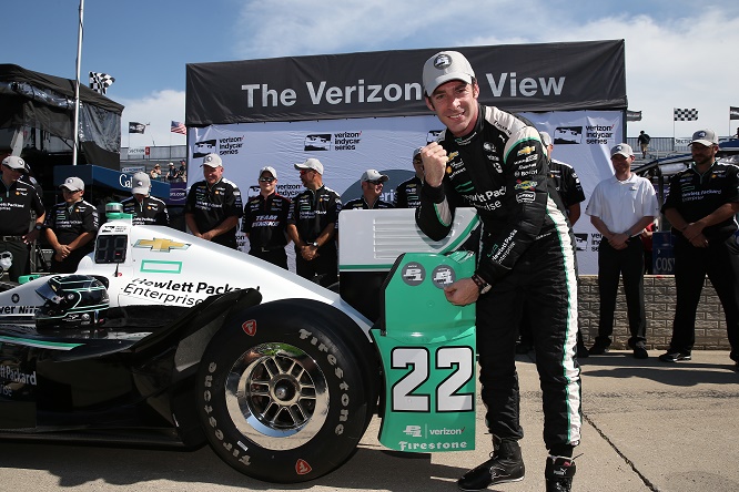 IndyCar Pagenaud pole Detroit 2016