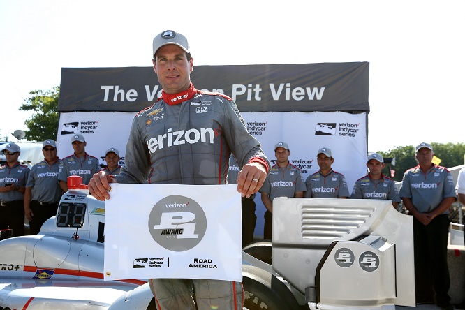 IndyCar Will Power pole GP Road America 2016