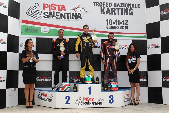 Karting podio Provider Under Italiano Ugento 2016