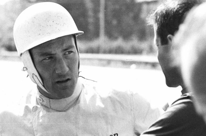 Stirling Moss e Giotto Bizzarrini Monza settembre 1961