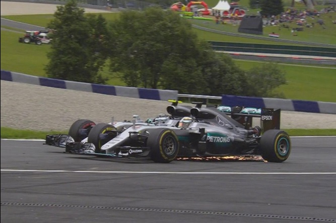 Hamilton-Rosberg GP Austria 2016