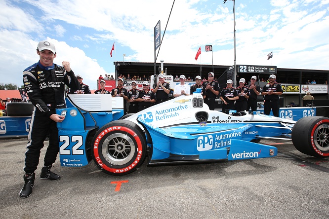 IndyCar Pagenaud pole Mid Ohio 2016