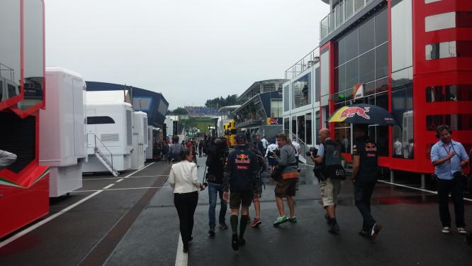 Max Verstappen paddock GP Austria 2016