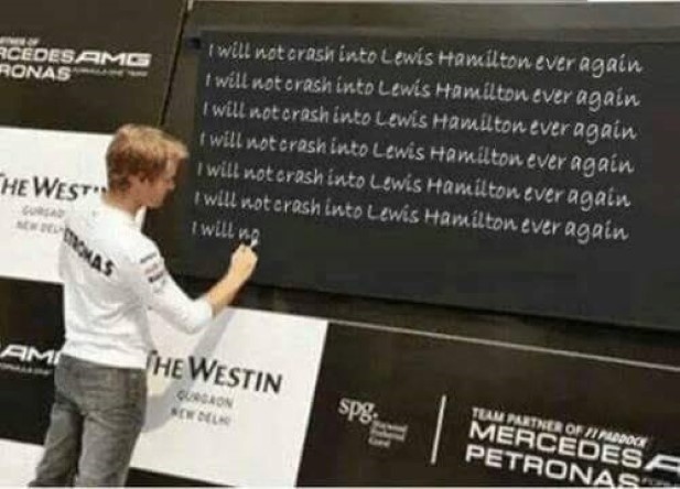 Punizione Rosberg