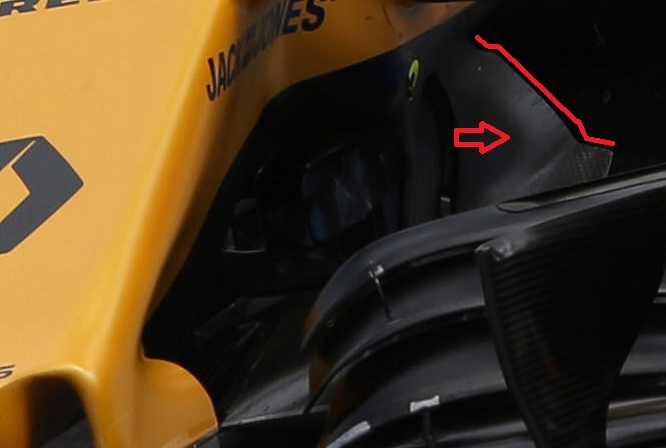 Renault turning vanes GP Ungheria e Germania 2016