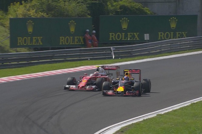 Verstappen Raikkonen Hungaroring 2016