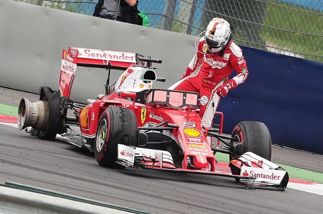 Vettel ritiro GP Austria 2016