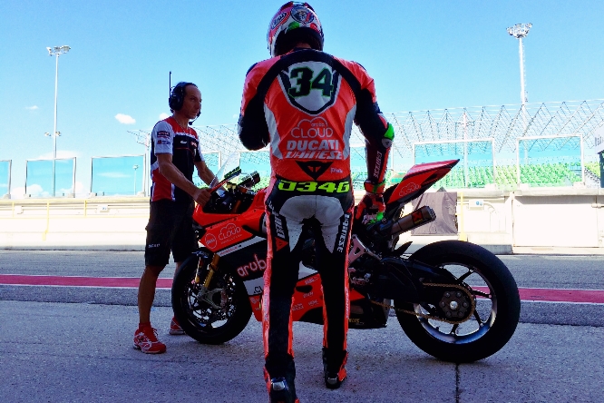 Davide Giugliano Test Misano 2016