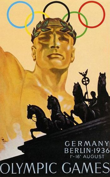 Manifesto Olimpiadi Berlino 1936