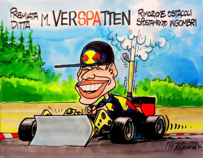 Matitaccia FP 2016 Spa Verstappen