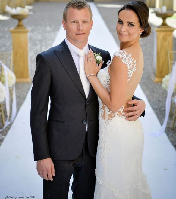 Matrimonio Raikkonen e Minttu