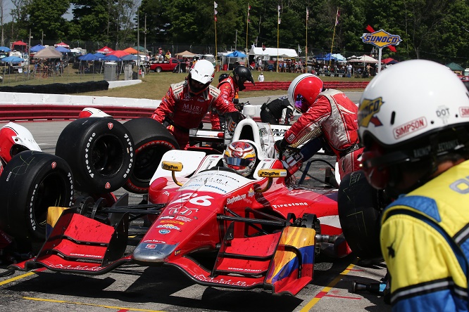 Munoz IndyCar gara Mid Ohio 2016