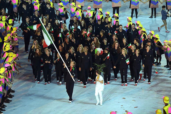 Olimpiadi Rio2016 cerimonia apertura Italia