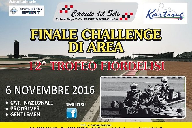 Kart | 6 novembre: finale Challenge ACI Italia Area Sud a Battipaglia