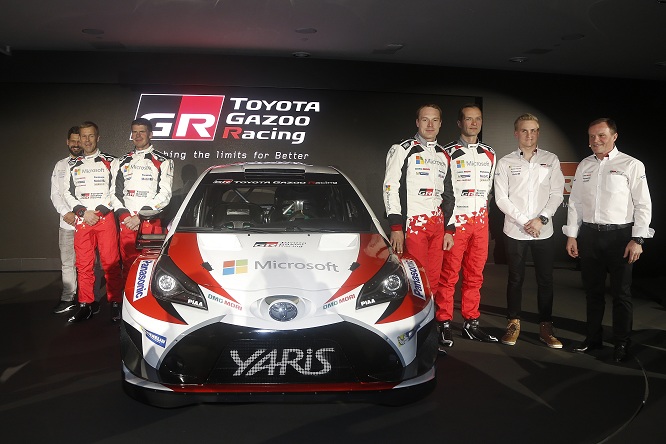 Mondiale Rally 2017 - Toyota Gazoo Racing WRC Official Presentation 13 December 2016 - Helsinki - Lappi, Latvala, Makinen, Hanninen