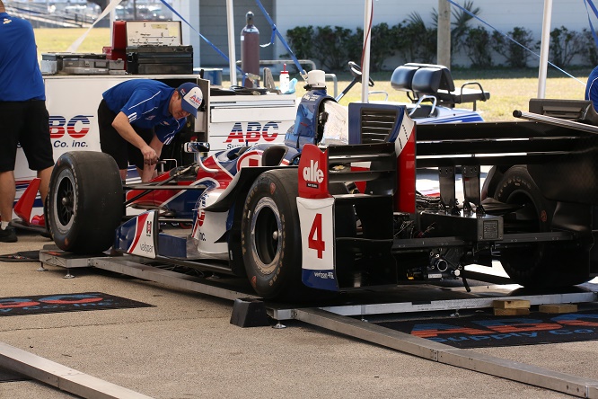 AJ Foyt Racing IndyCar test Sebring 2017