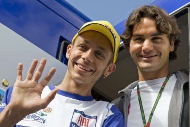 Federer Valentino Rossi