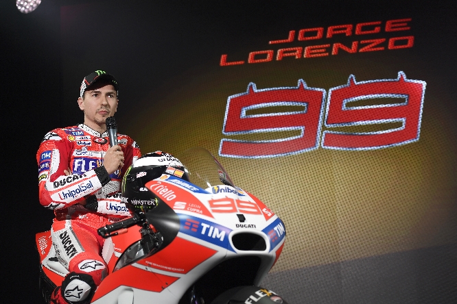 Jorge Lorenzo presentazione Ducati 2017