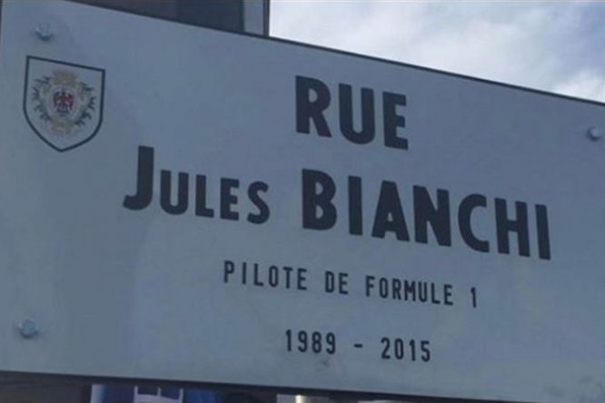 F1 | Inaugurata a Nizza ‘Rue Jules Bianchi’