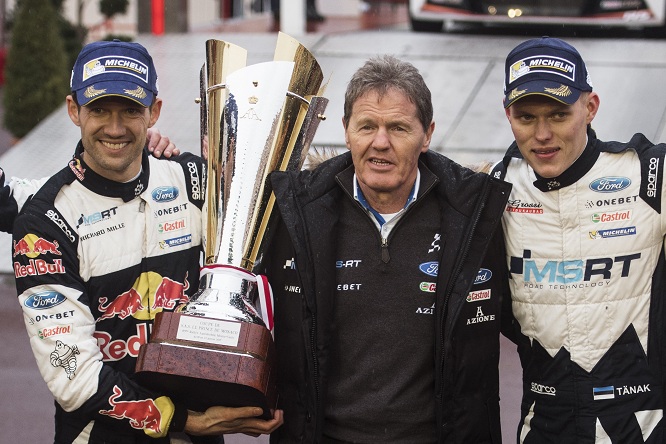 Ogier con Malcolm Wilson e Tanak