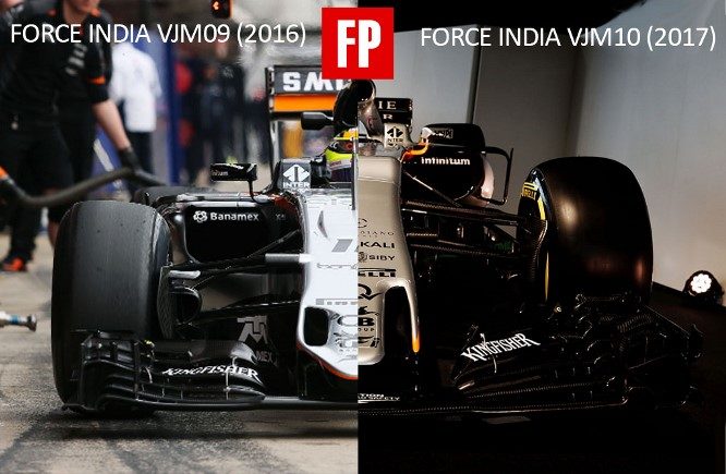 Confronto-ForceIndia2016-17-front